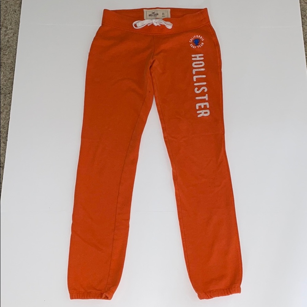 Hollister Surf Team Sweatpants Orange XS